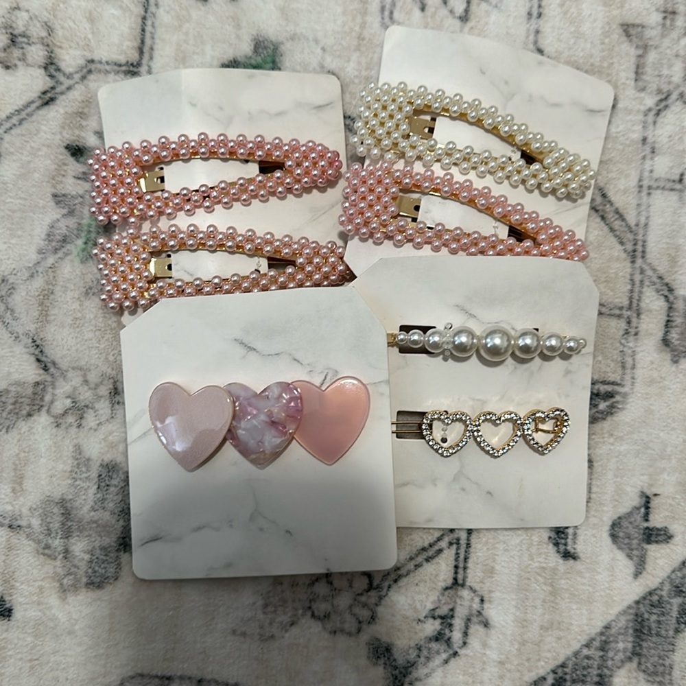 8 hair clips 😍 new